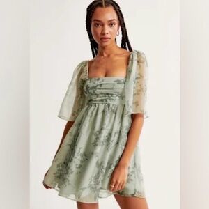 Abercrombie & Fitch Sage Emerson Floral Mini Dress